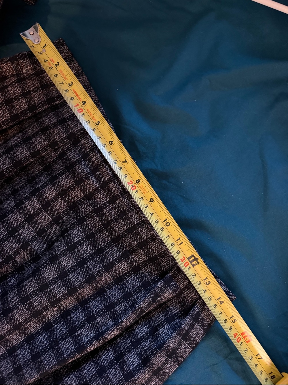 Vintage Christian Dior The Suit Women's Gray Plaid Suit Jacket & Pencil Skirt - Picture 13 of 14